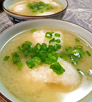 大和芋団子味噌汁